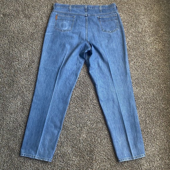 Cinch Jeans Men 42 Blue Straight Green Label 100% Cotton Denim Relaxed Fit 42X36 - Picture 4 of 12